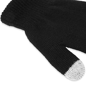 Smart TouchTip Gloves for Capacitive Touch Screens - Small - Black